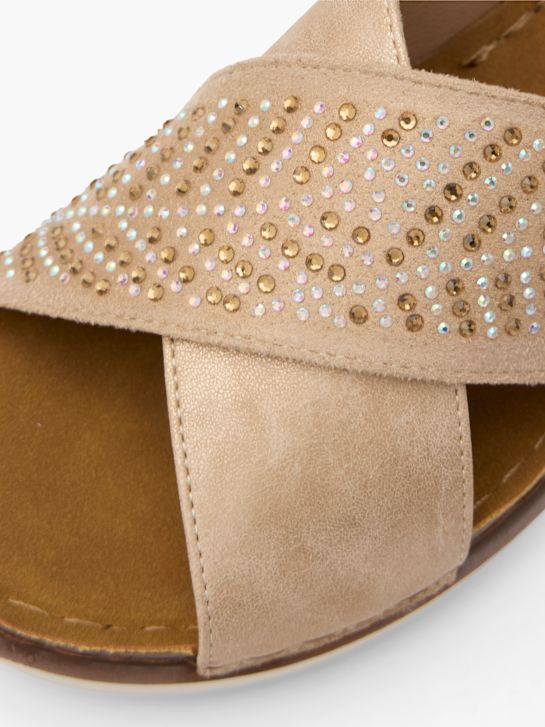 easy street plantilla de la sandalia beige deichmann
