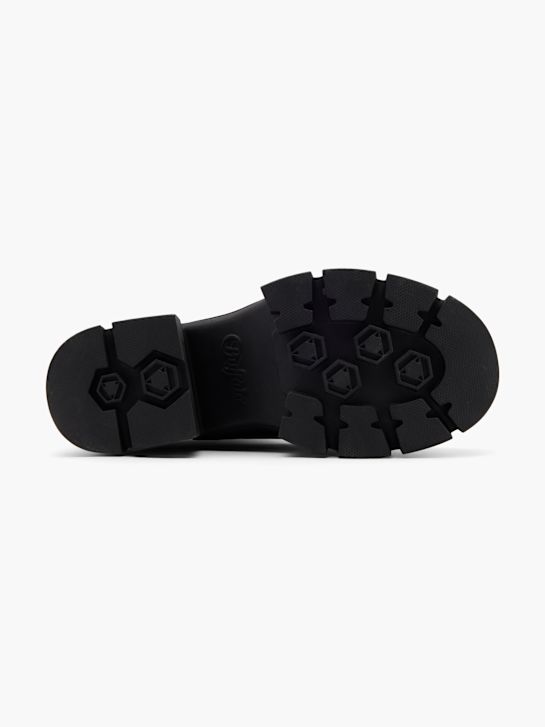 búfalo de tacón chelsea boot negro deichmann