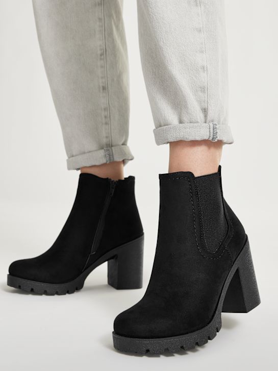 graceland de tacón chelsea boot negro deichmann