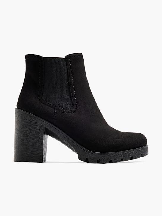 graceland de tacón chelsea boot negro deichmann