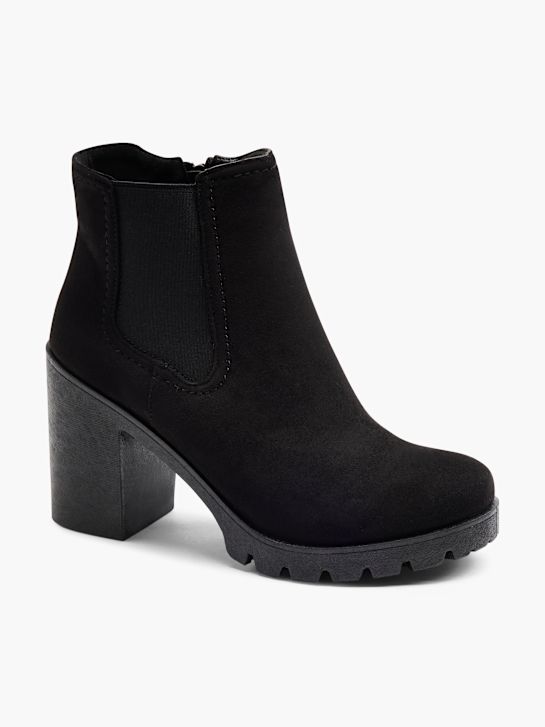 graceland de tacón chelsea boot negro deichmann