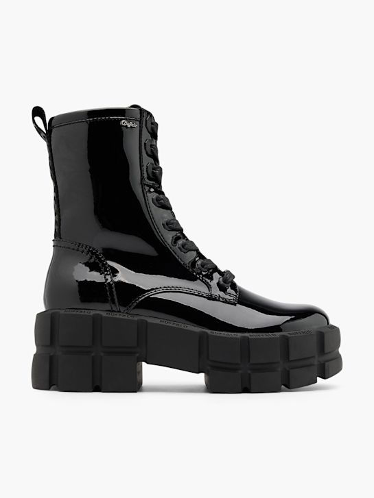 buffalo cordones de arranque negro deichmann