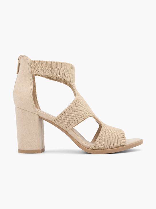 graceland de tacón de la sandalia beige deichmann