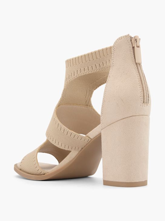 graceland de tacón de la sandalia beige deichmann
