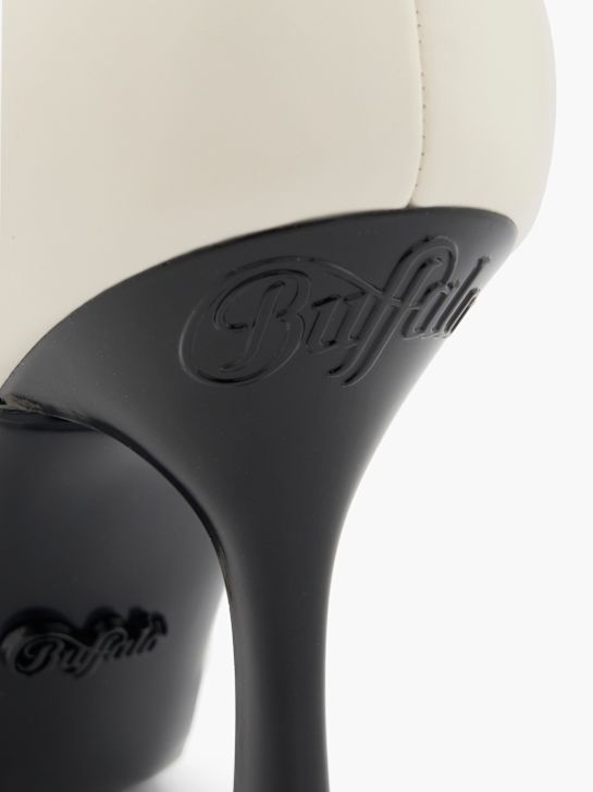 búfalo de tacón de la sandalia blanco deichmann