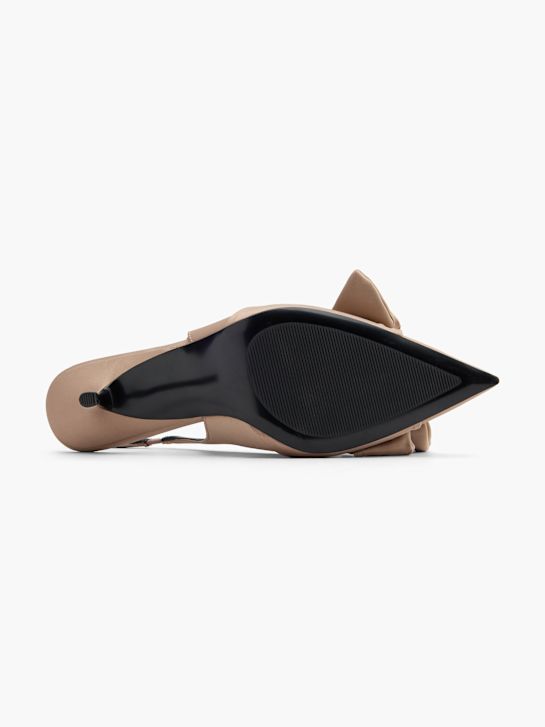 pasarela slingback talón taupe deichmann