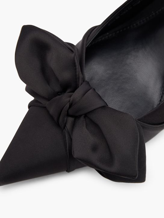 pasarela slingback talón negro deichmann