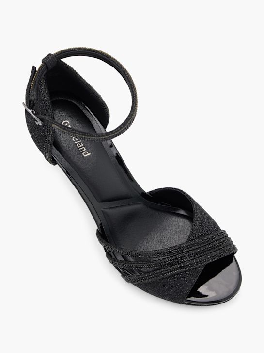 graceland slingback talón negro deichmann