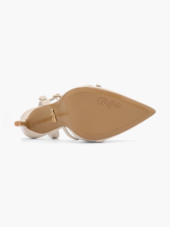 buffalo atado tacón beige deichmann