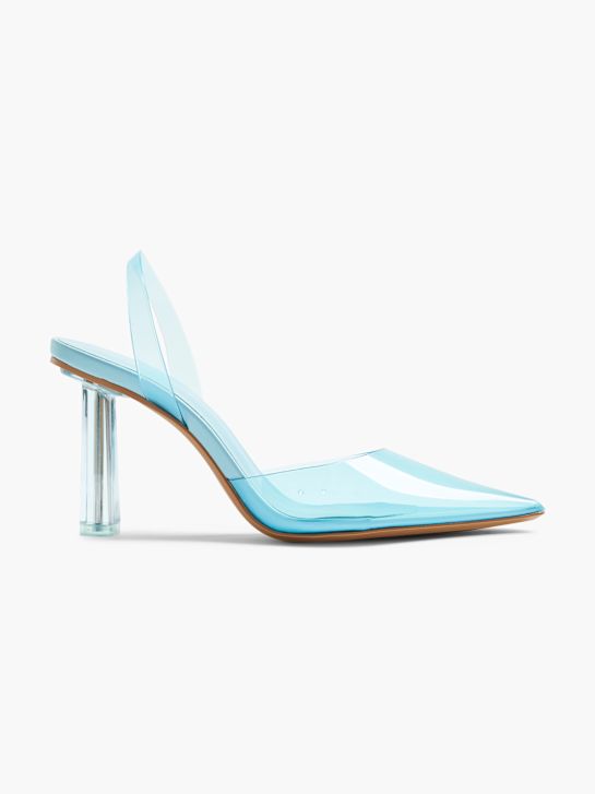 pasarela slingback talón azul deichmann