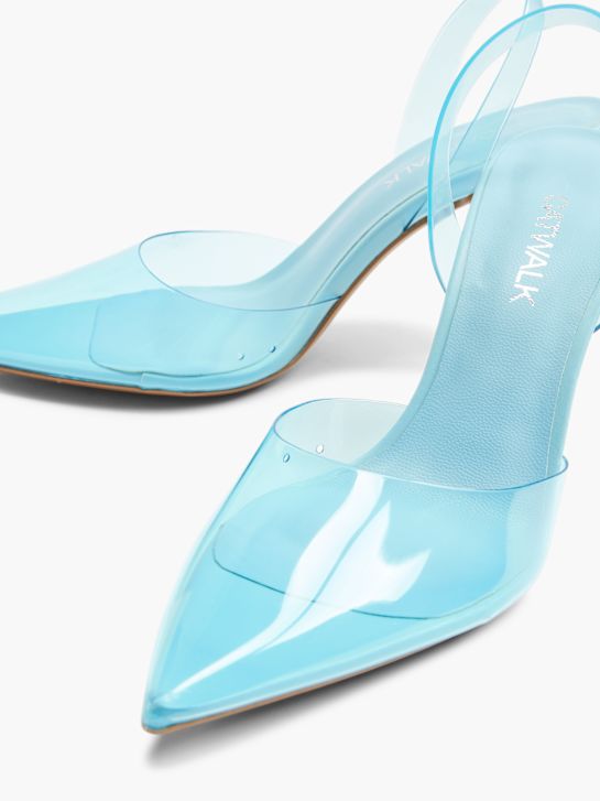 pasarela slingback talón azul deichmann