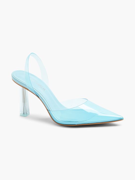 pasarela slingback talón azul deichmann