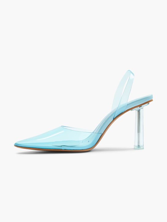 pasarela slingback talón azul deichmann