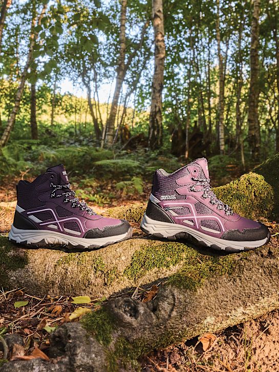 regata caminar zapato morado deichmann