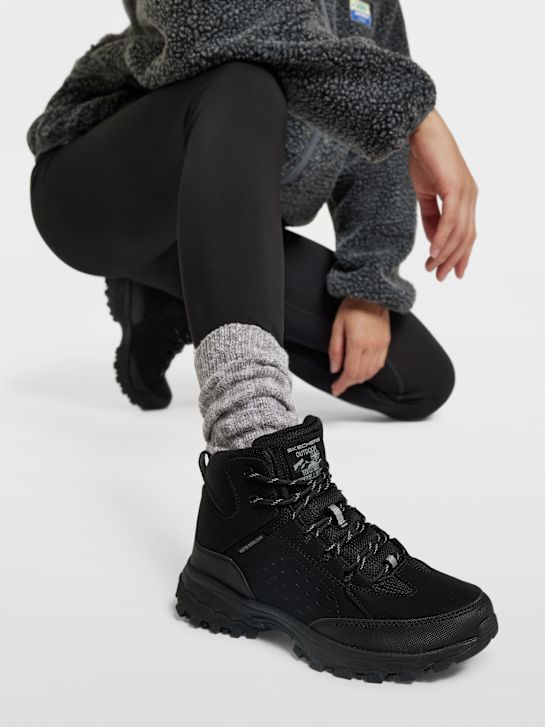 skechers trepar cordones de arranque negro deichmann