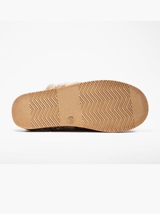 casa mia casa zapatillas marrón deichmann