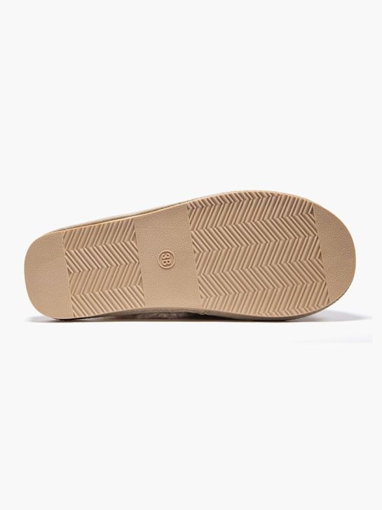casa mia casa de la zapatilla beige deichmann