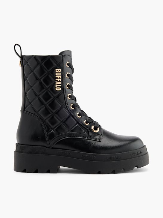 buffalo cordones de arranque negro deichmann