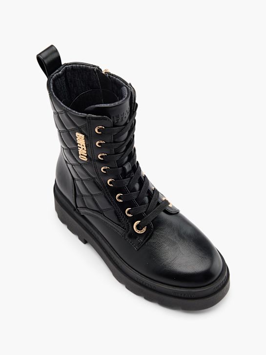 buffalo cordones de arranque negro deichmann
