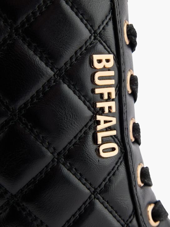 buffalo cordones de arranque negro deichmann