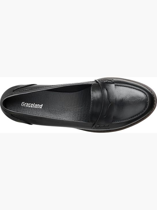 graceland mocasines negro deichmann