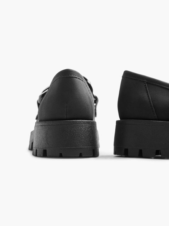 pasarela mocasines negro deichmann