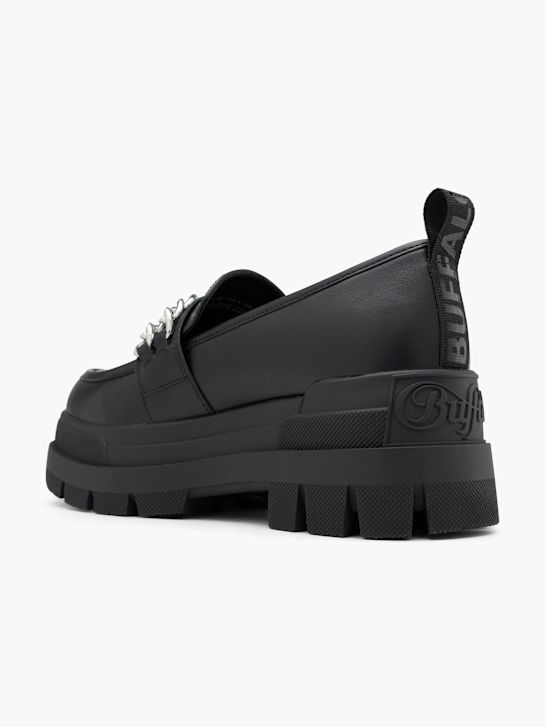 buffalo mocasines negro deichmann