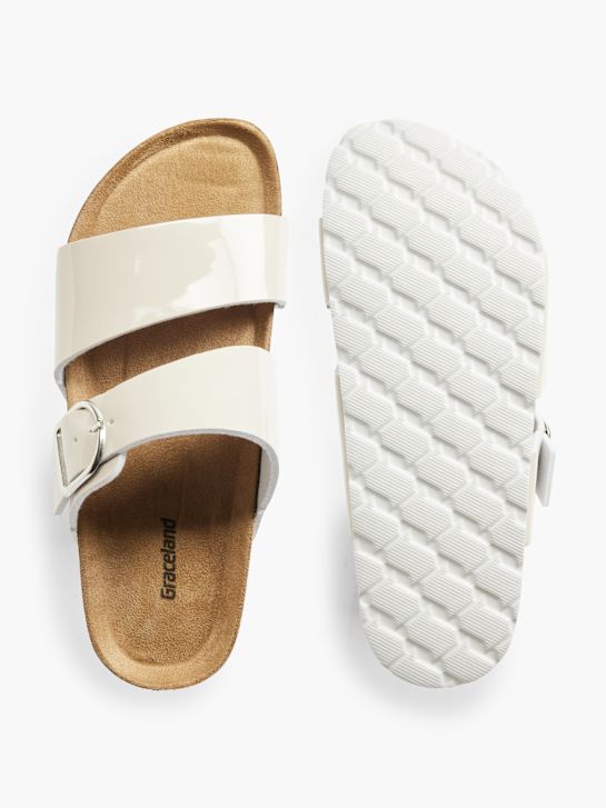 graceland plantilla de la sandalia beige deichmann