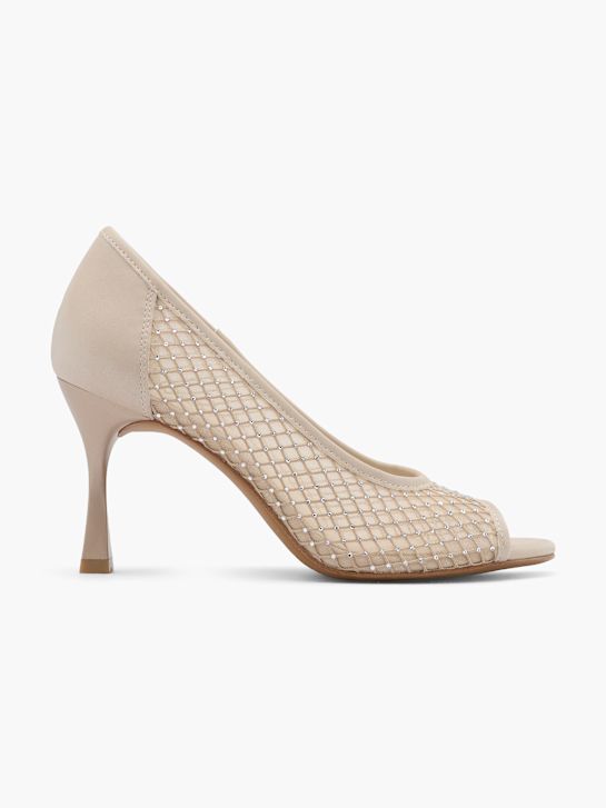 pasarela peep toe talón desnudo deichmann