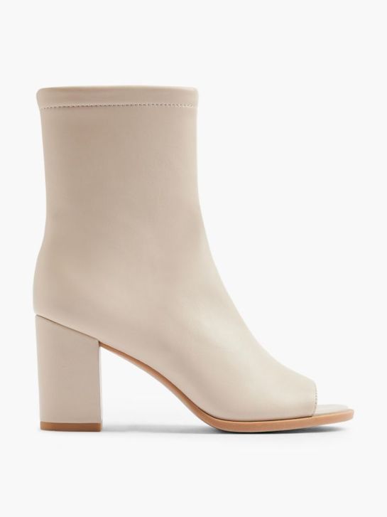 pasarela peep toe talón taupe deichmann