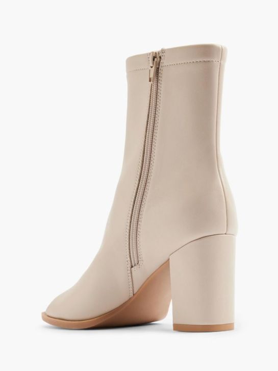 pasarela peep toe talón taupe deichmann