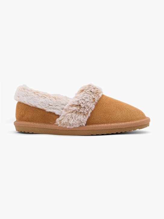hush puppies de la felpa de la zapatilla beige deichmann