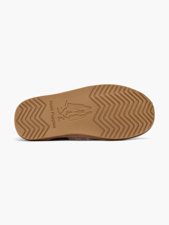 hush puppies de la felpa de la zapatilla beige deichmann
