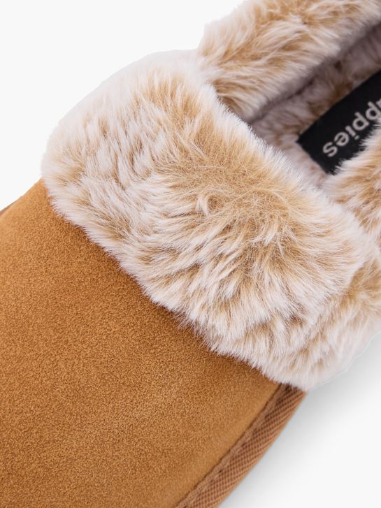 hush puppies de la felpa de la zapatilla beige deichmann