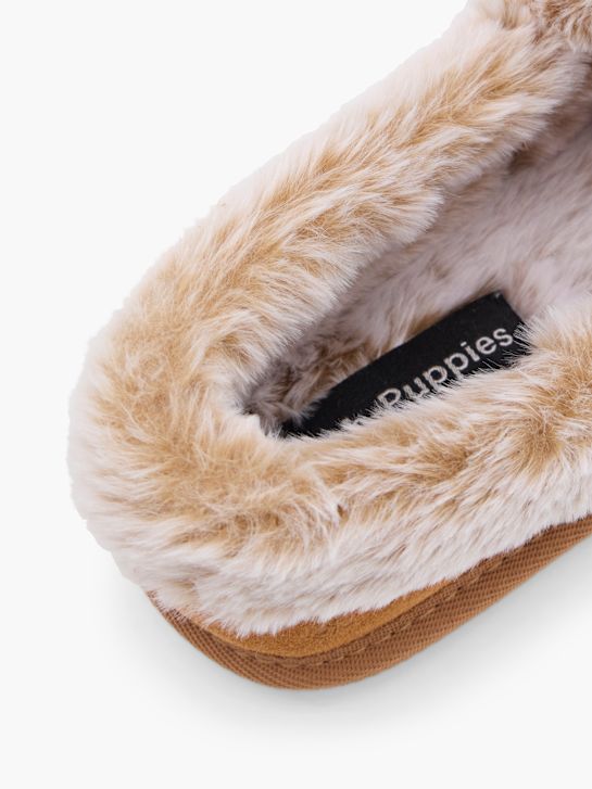 hush puppies de la felpa de la zapatilla beige deichmann