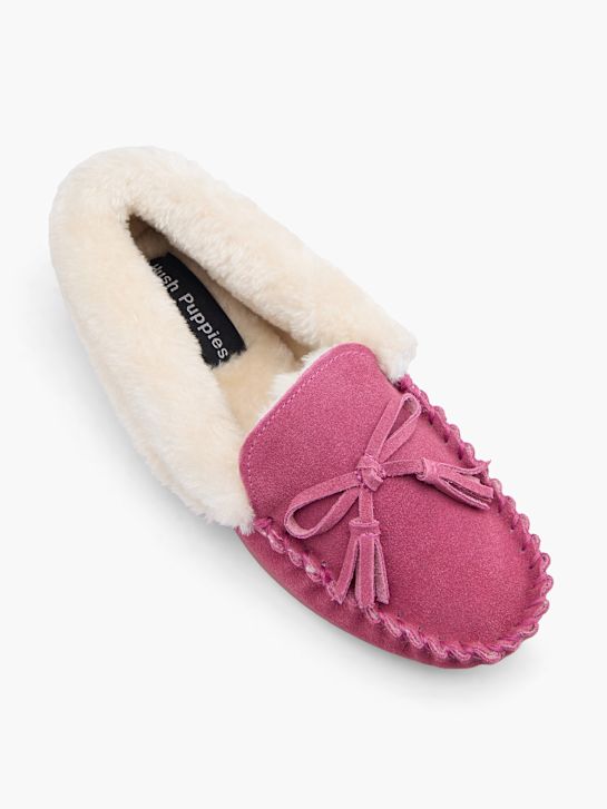 hush puppies zapatilla de felpa rosa deichmann