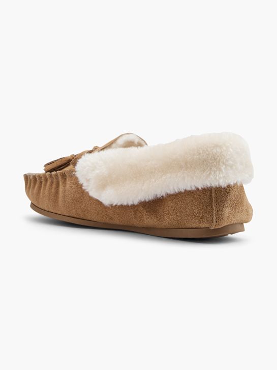 hush puppies de la felpa de la zapatilla beige deichmann
