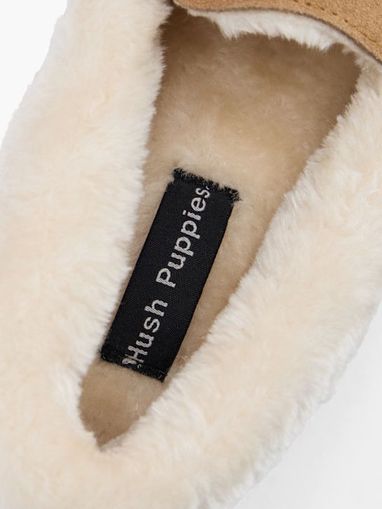 hush puppies de la felpa de la zapatilla beige deichmann