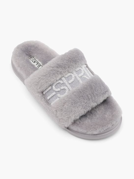esprit zapatilla de felpa gris deichmann