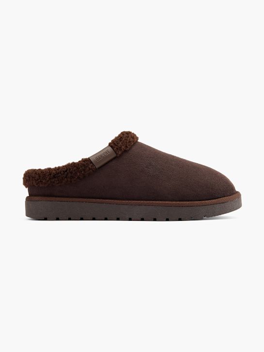 esprit zapatilla de felpa marrón deichmann