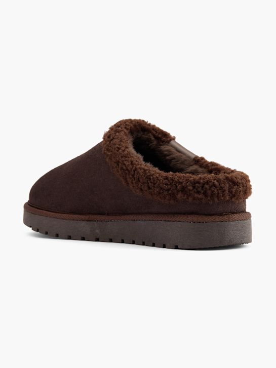 esprit zapatilla de felpa marrón deichmann