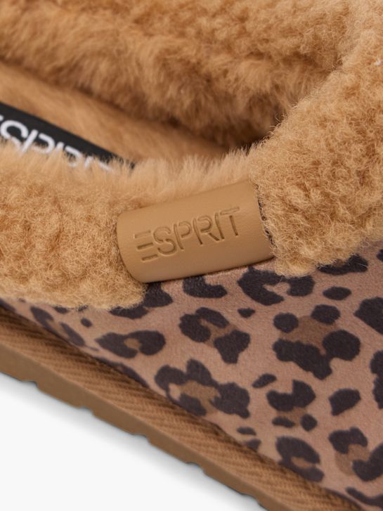 esprit de la felpa de la zapatilla de cognac deichmann