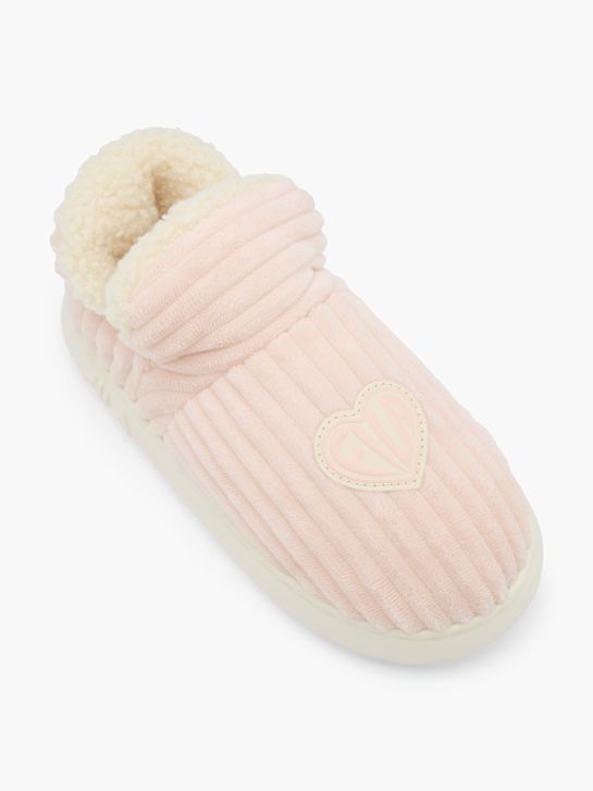 la fila de la felpa de la zapatilla rosa deichmann