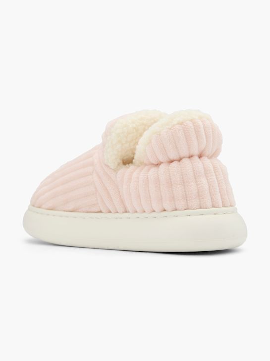 la fila de la felpa de la zapatilla rosa deichmann