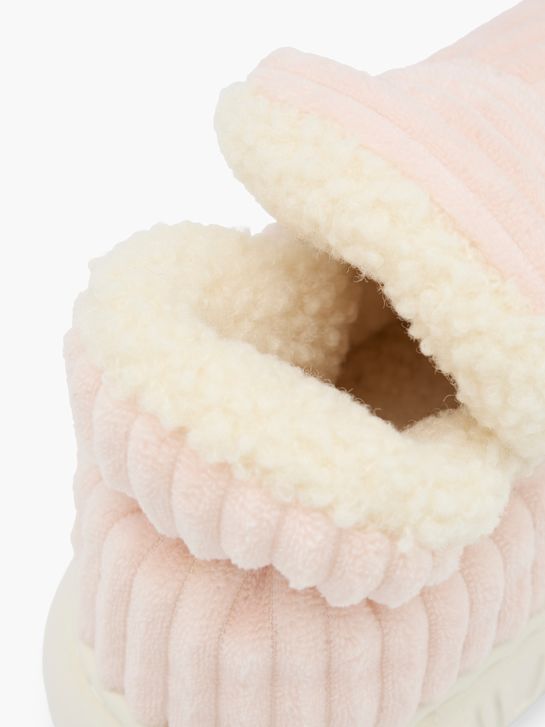 la fila de la felpa de la zapatilla rosa deichmann