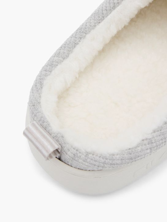la fila de la felpa de la zapatilla gris deichmann