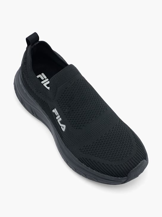 la fila de zapatillas negro deichmann
