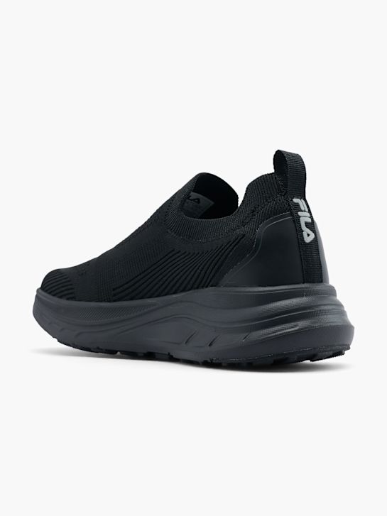 la fila de zapatillas negro deichmann