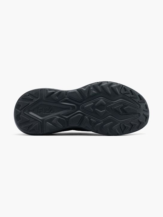 la fila de zapatillas negro deichmann