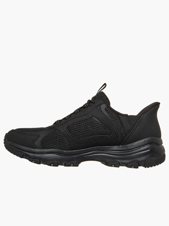 skechers swift ajuste i-conik slip-on entrenador negro deichmann